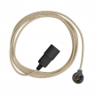 Switched Snake Pendant Light: Black