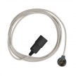 Switched Snake Pendant Light: Black