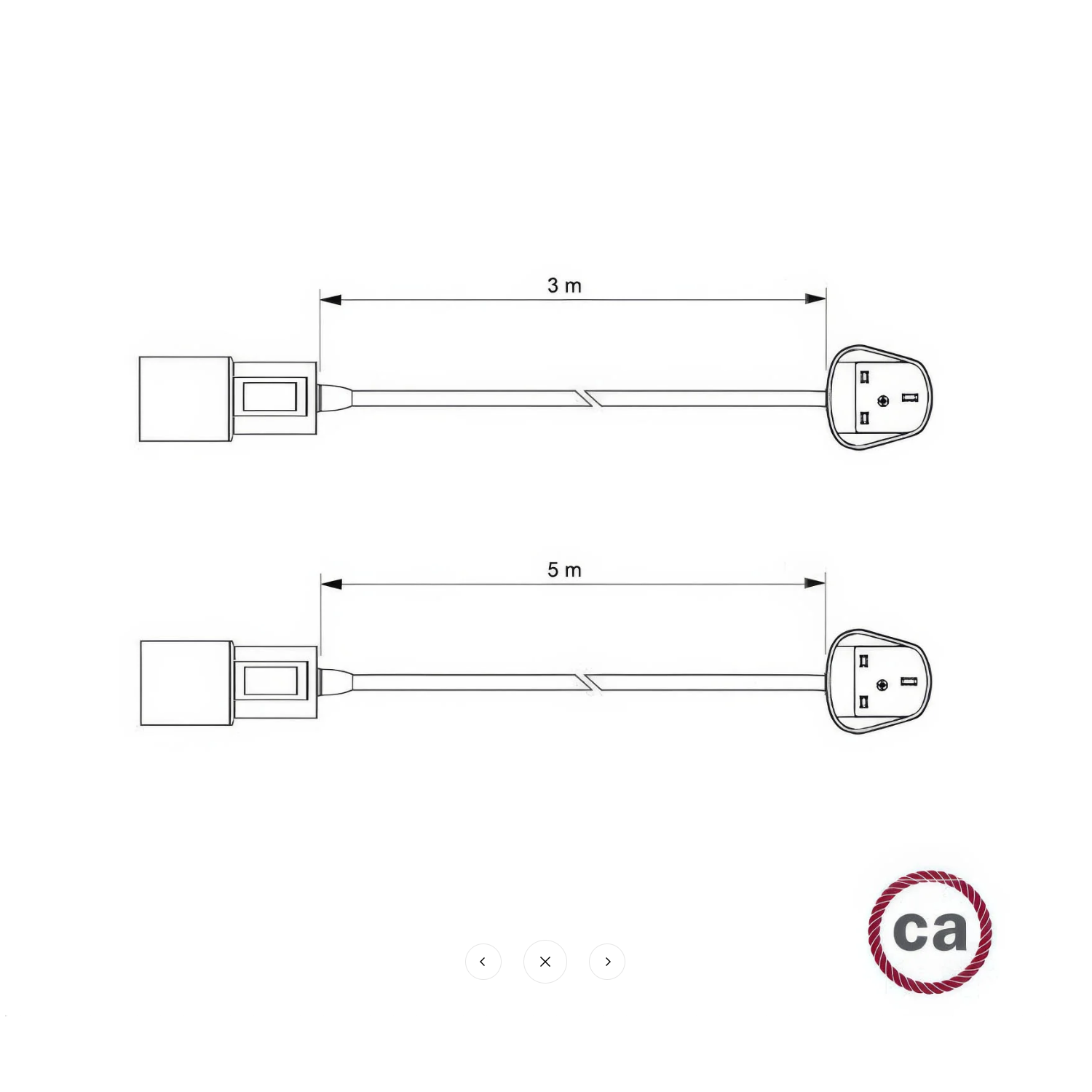Switched Snake for Shade: White