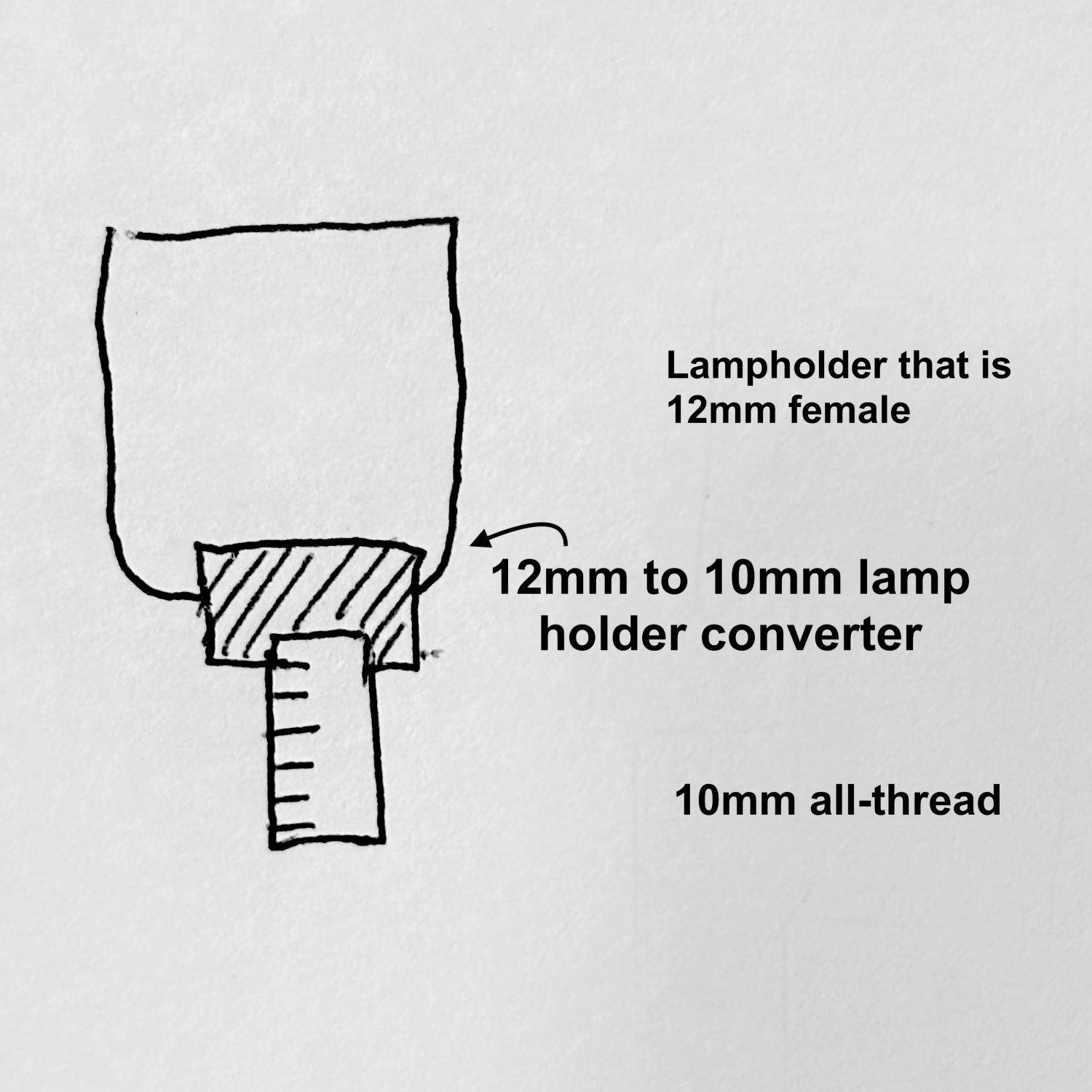 12mm to 10mm converter
