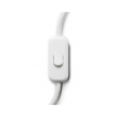 Plug-In Light Simple with Swith: White