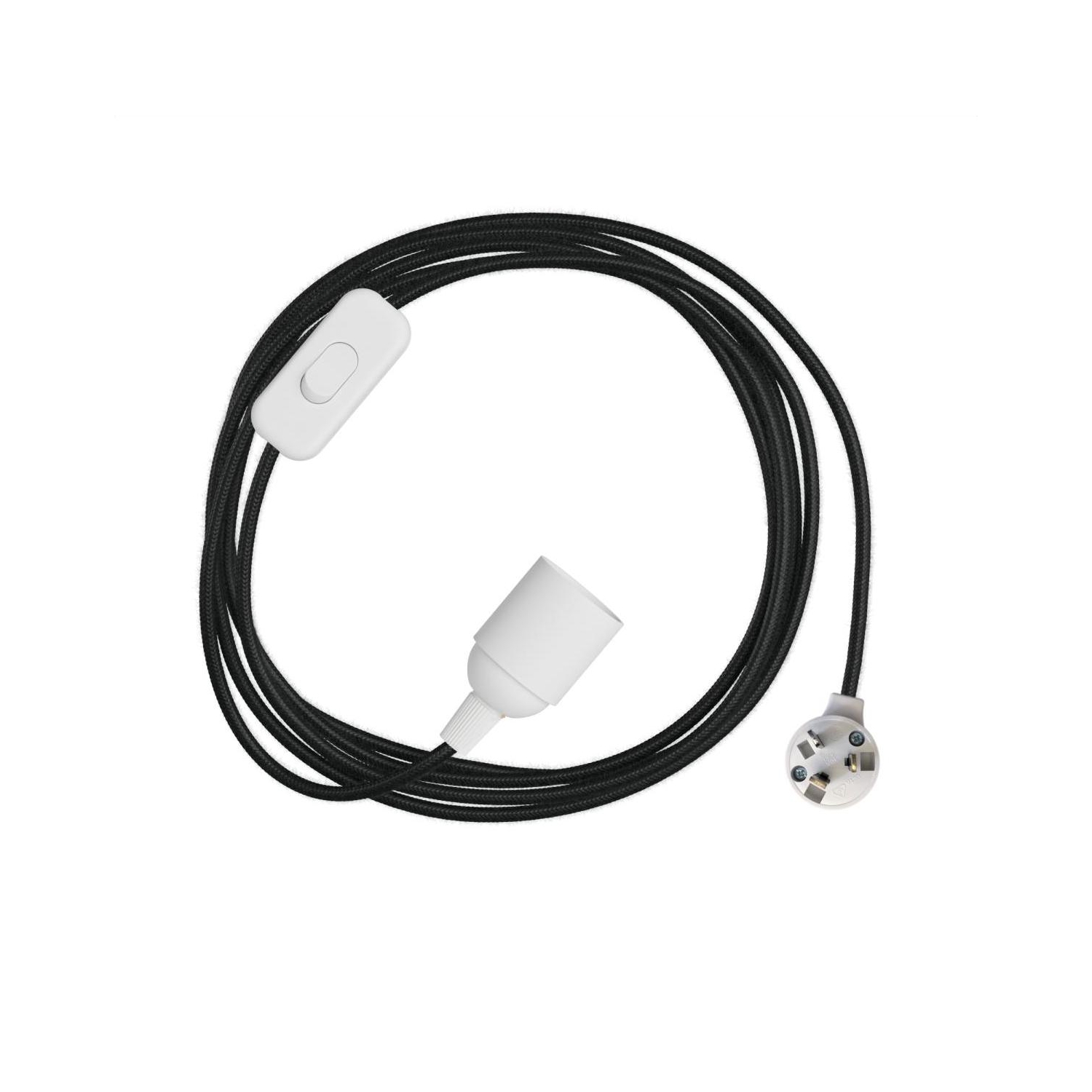 Plug-In Light Simple with Swith: White