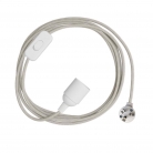 Plug-In Light Simple with Swith: White