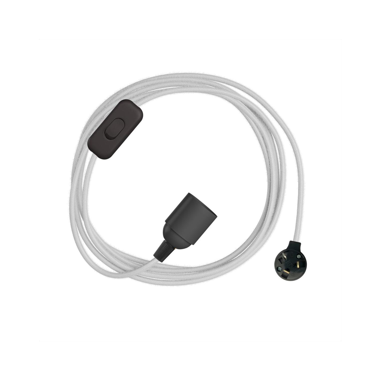 Plug-In Light Simple with Switch: Black