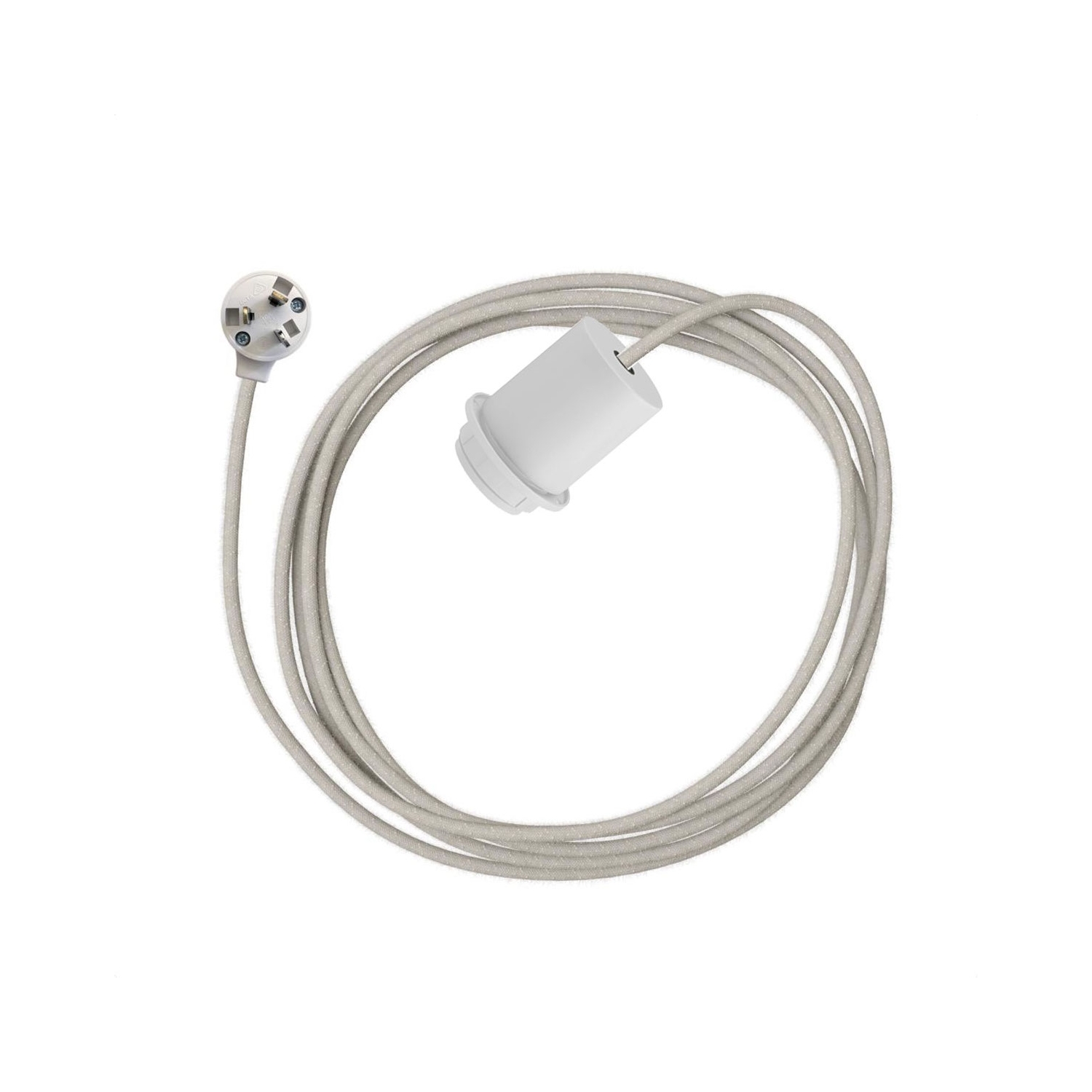 Plug-In Light for Shade: Minimal White