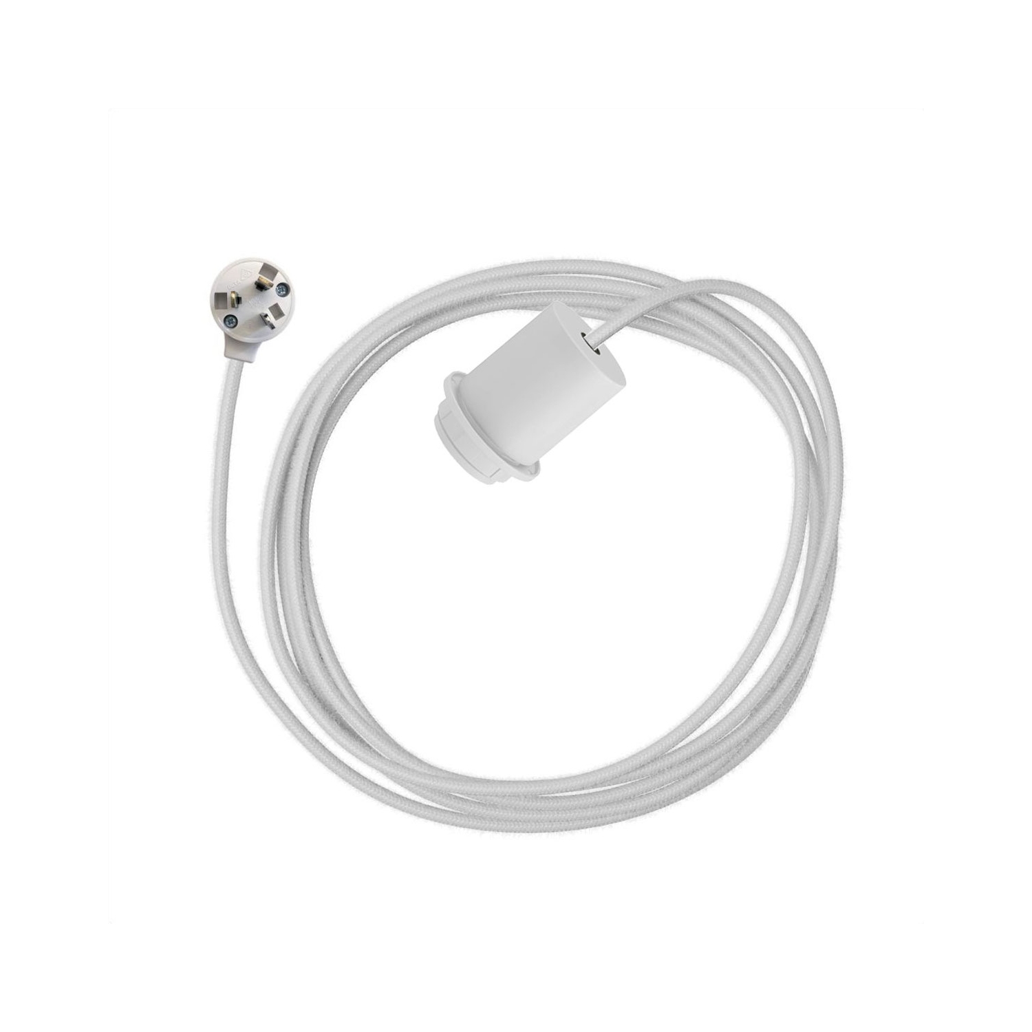 Plug-In Light for Shade: Minimal White