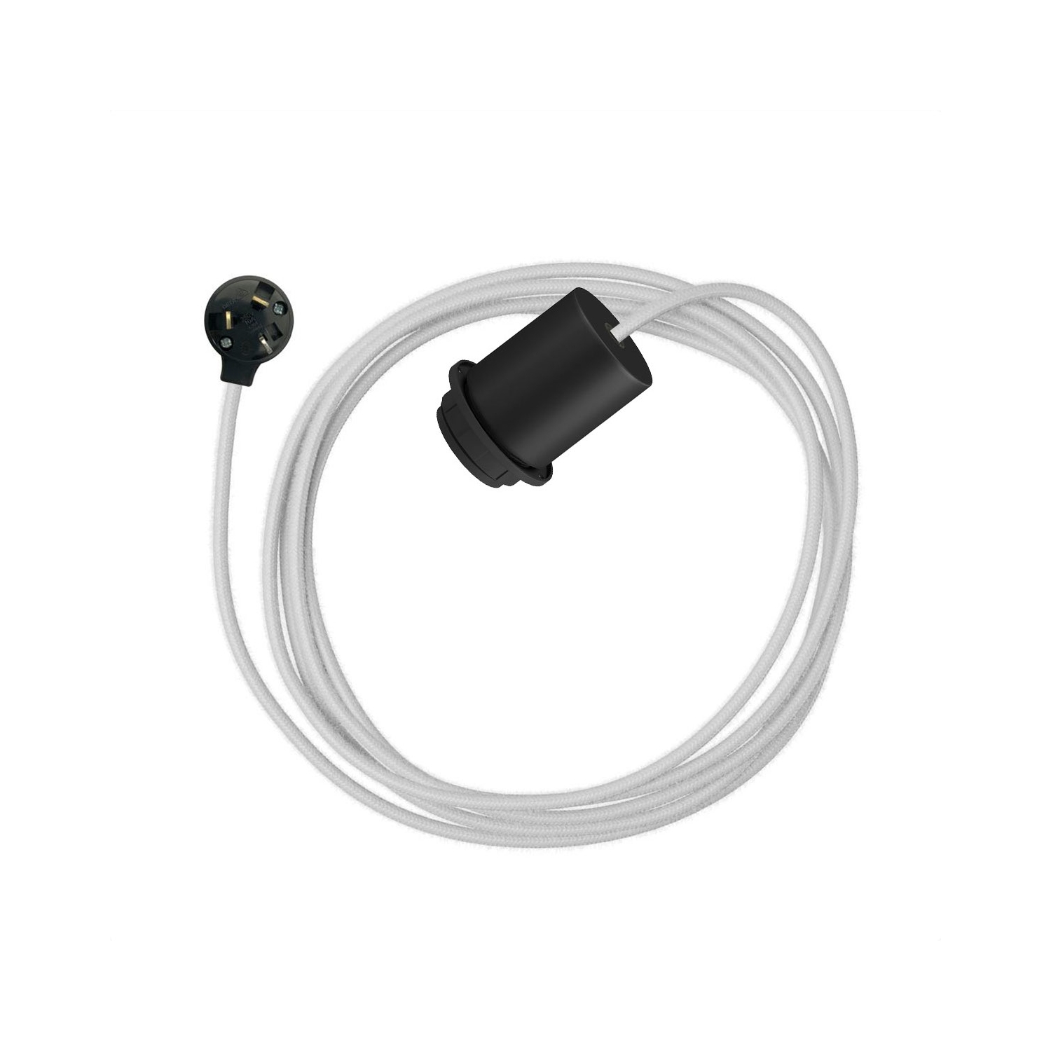 Plug-In Light for Shade: Minimal Black