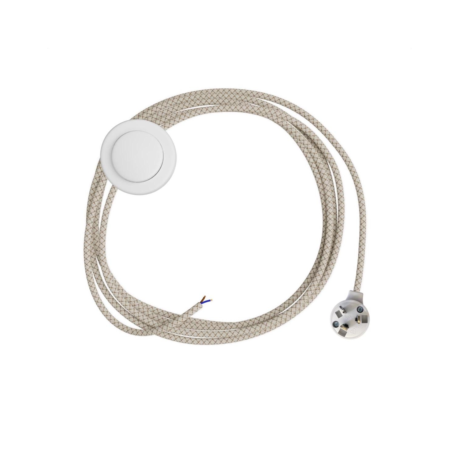 Standing Floor Lamp Wiring- White