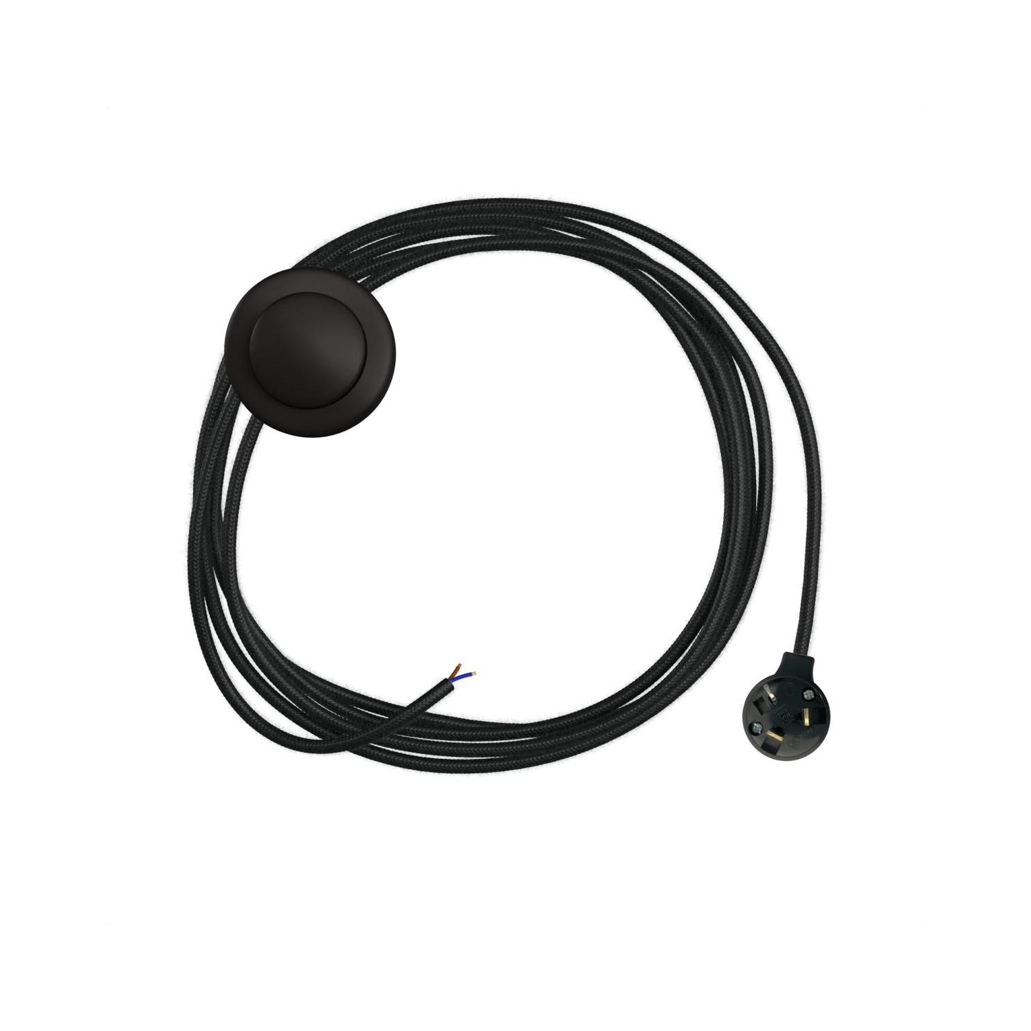 Standing Floor Lamp Wiring- Black