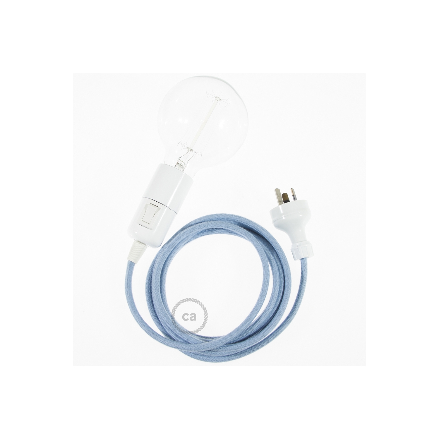 Plug-In Light Snake: White