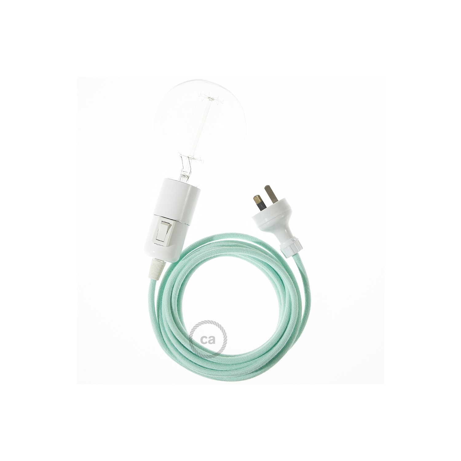Plug-In Light Snake: White