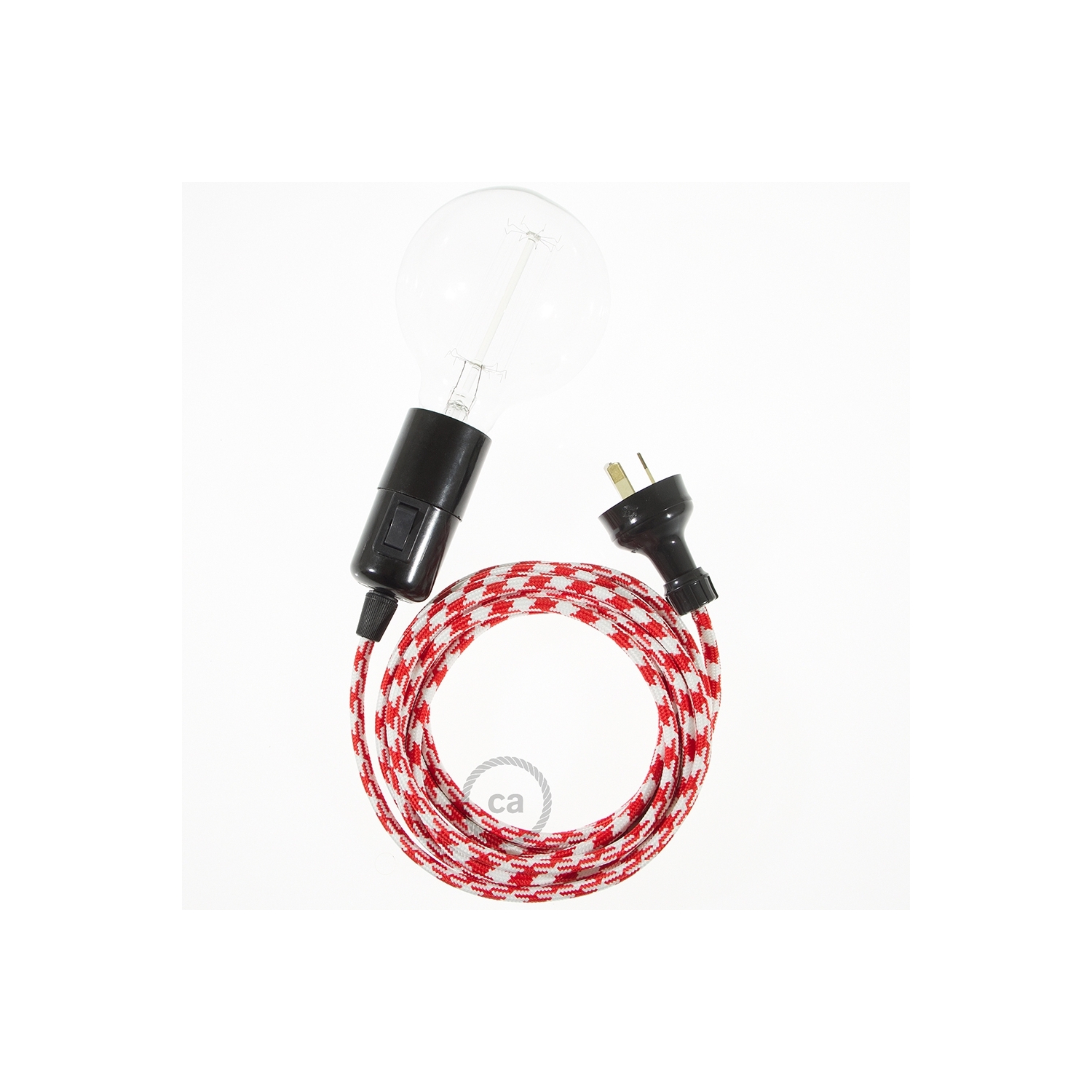 Switched Plug-In Light: Black