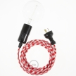 Switched Plug-In Light: Black