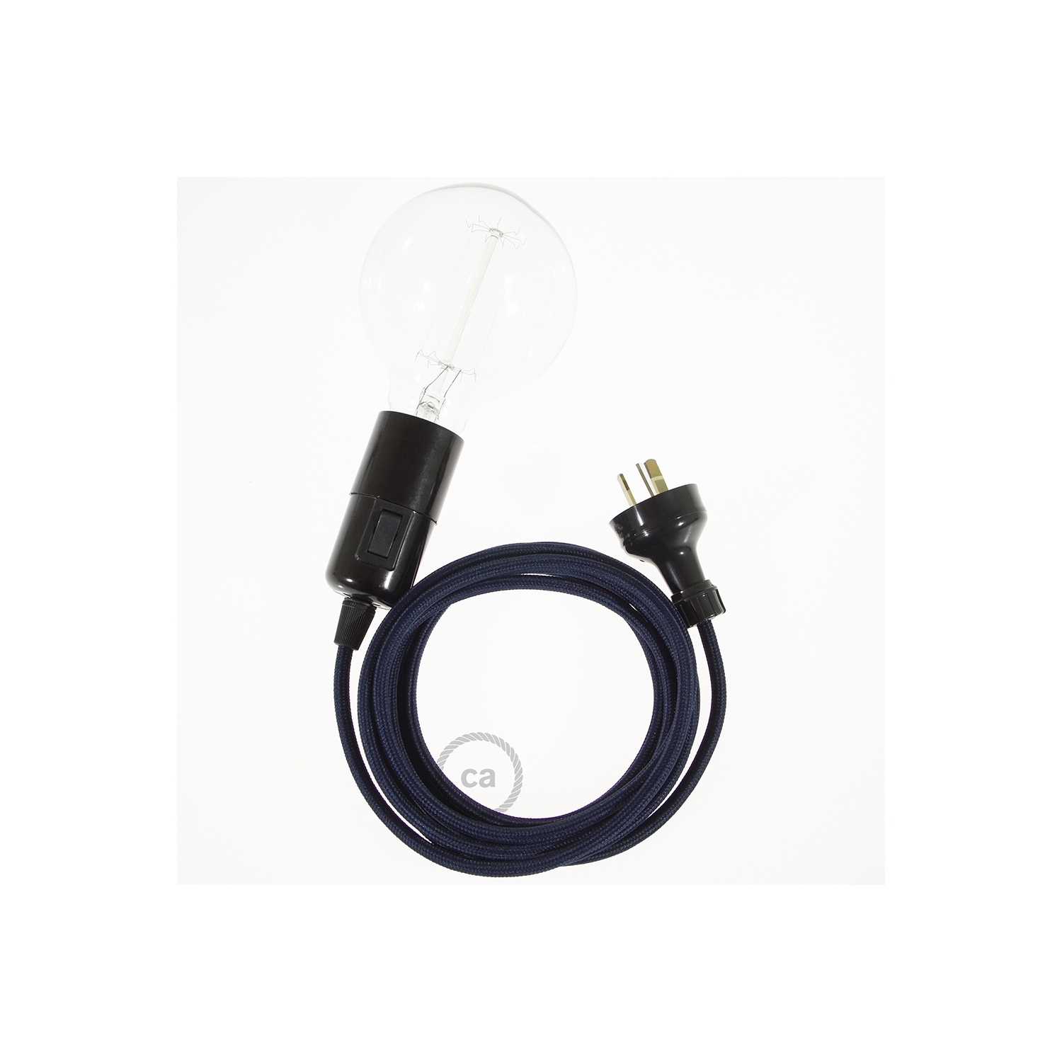 Switched Plug-In Light: Black