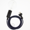 Switched Plug-In Light: Black