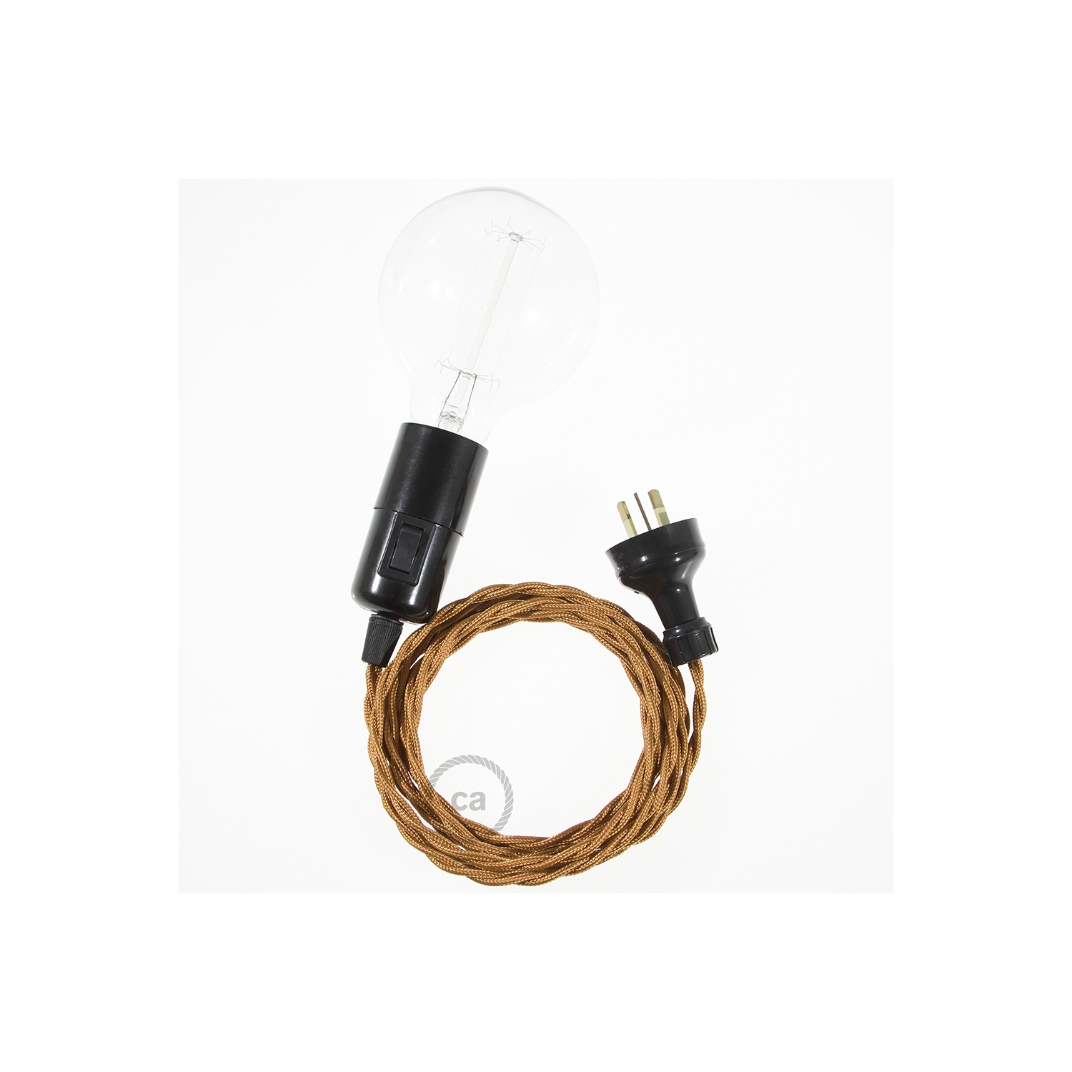 Switched Plug-In Light: Black