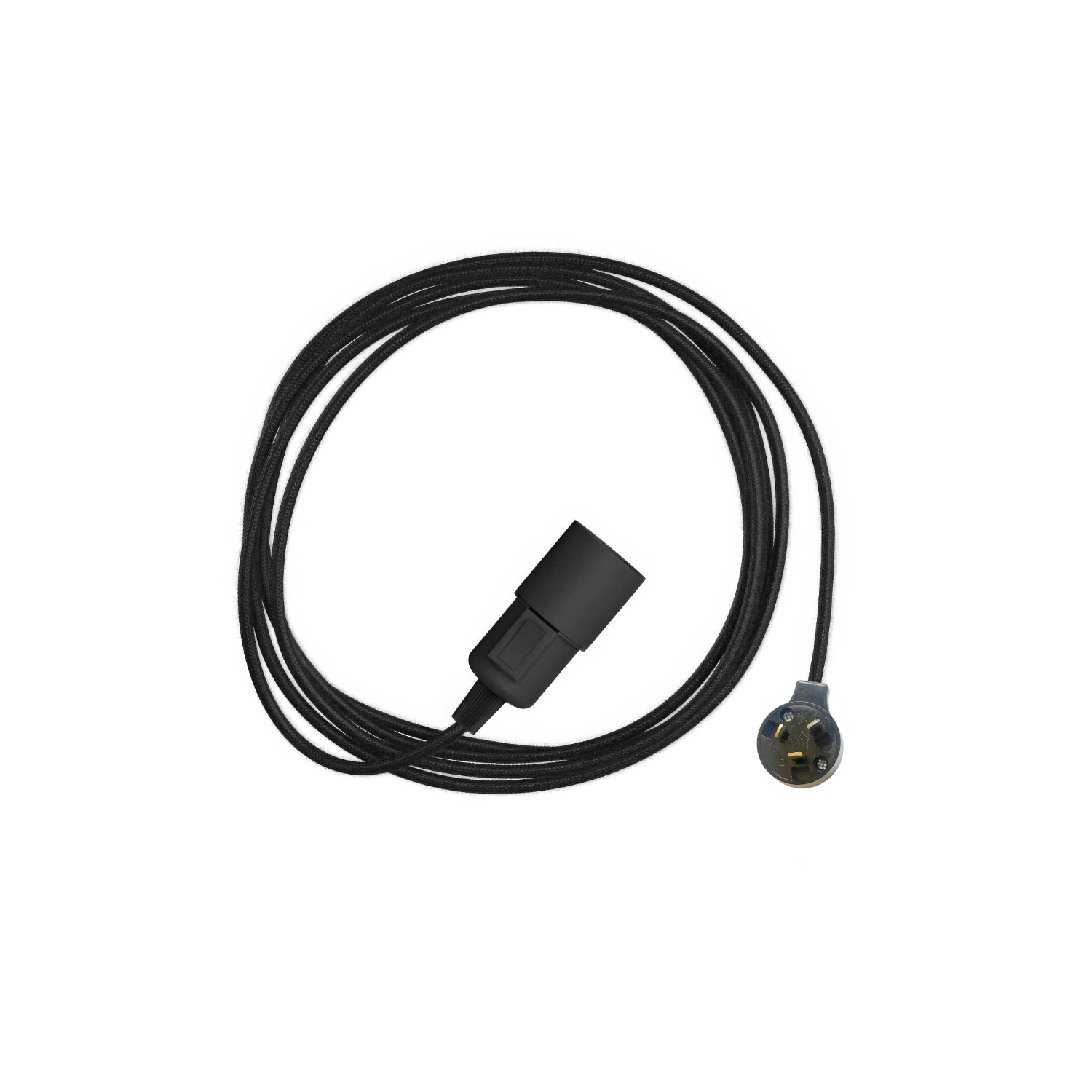 Switched Plug-In Light: Black