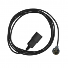 Switched Plug-In Light: Black