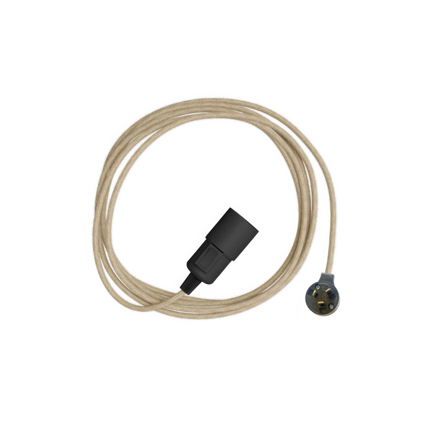 Switched Plug-In Light: Black