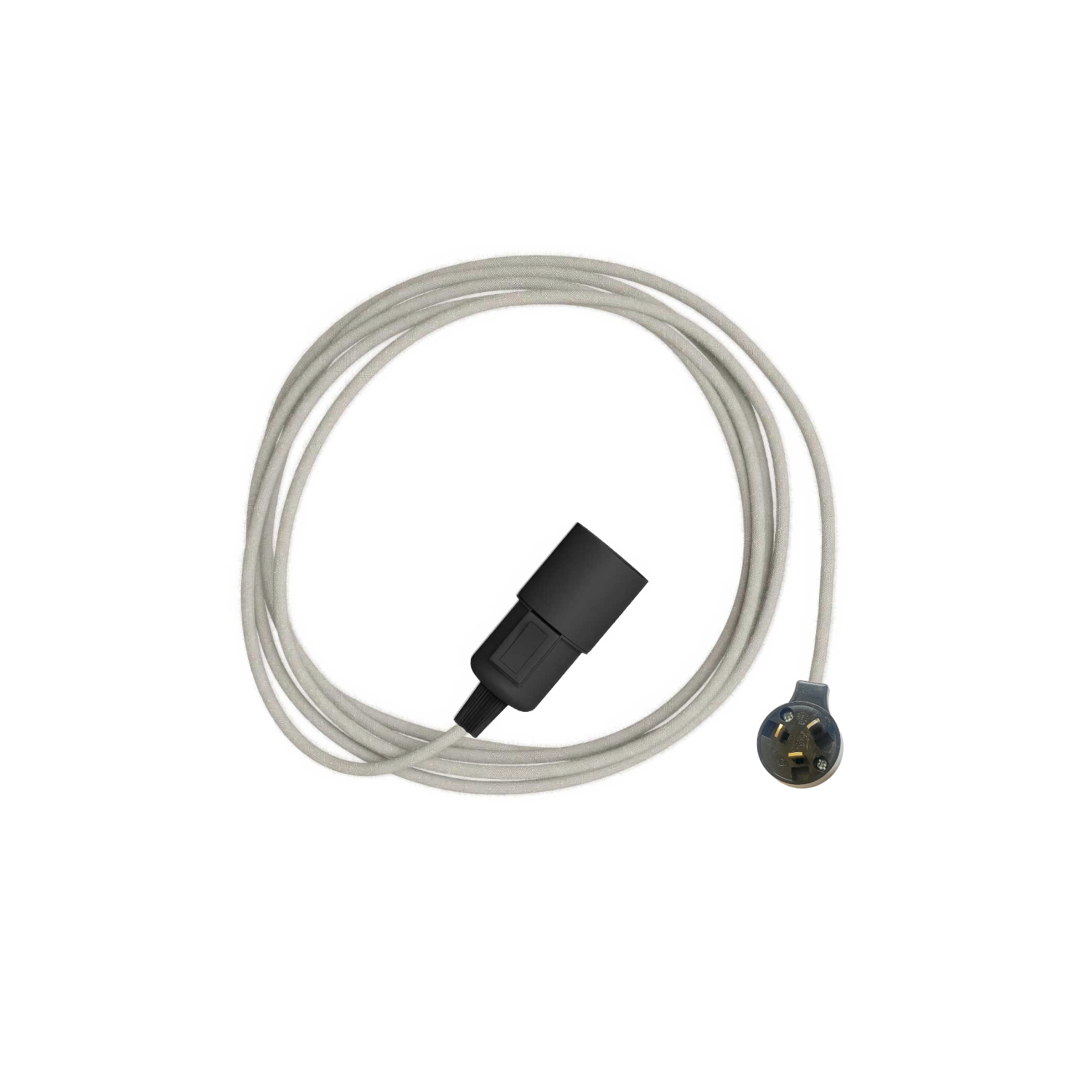 Switched Plug-In Light: Black