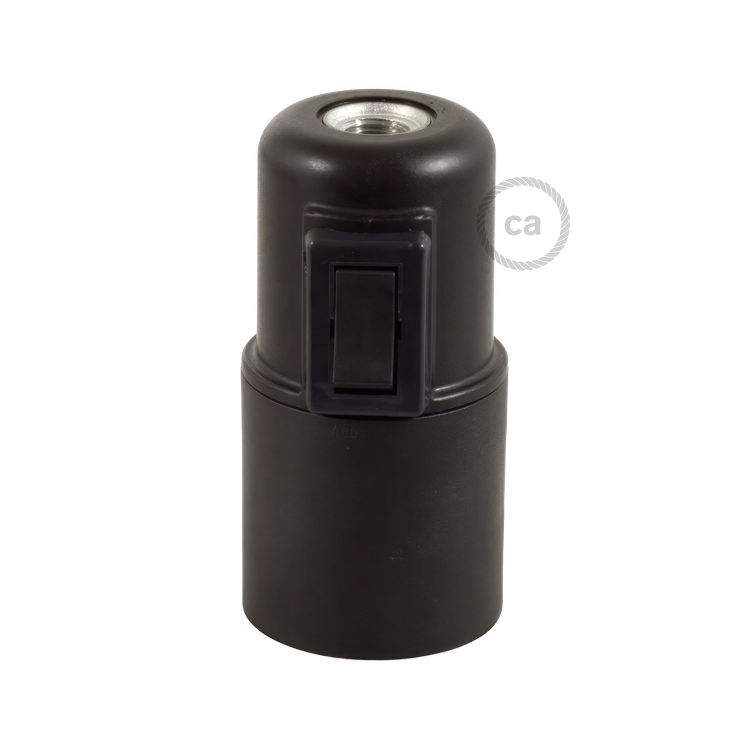 Switched Plug-In Light: Black