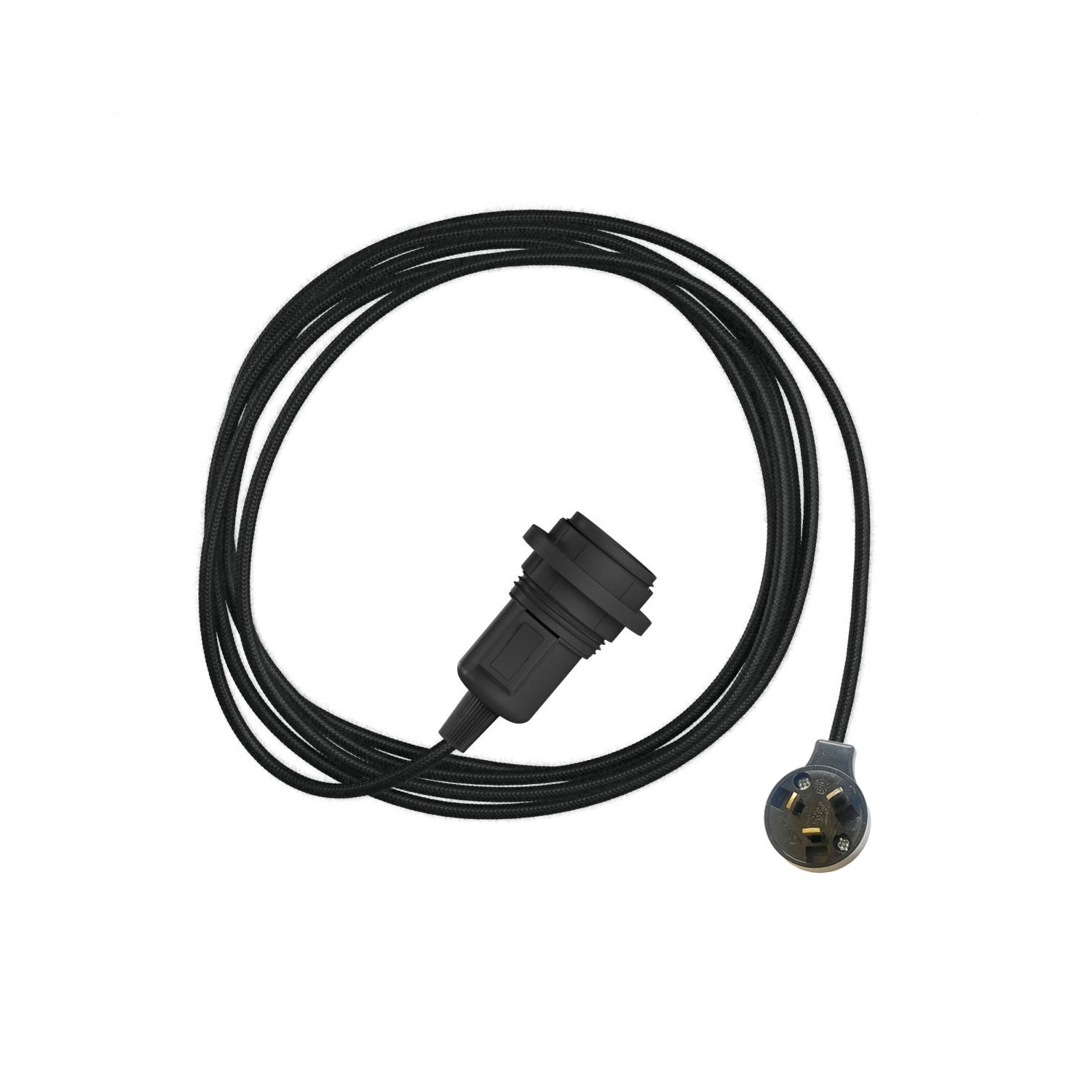 Switched Plug-In Light for Shade: Black