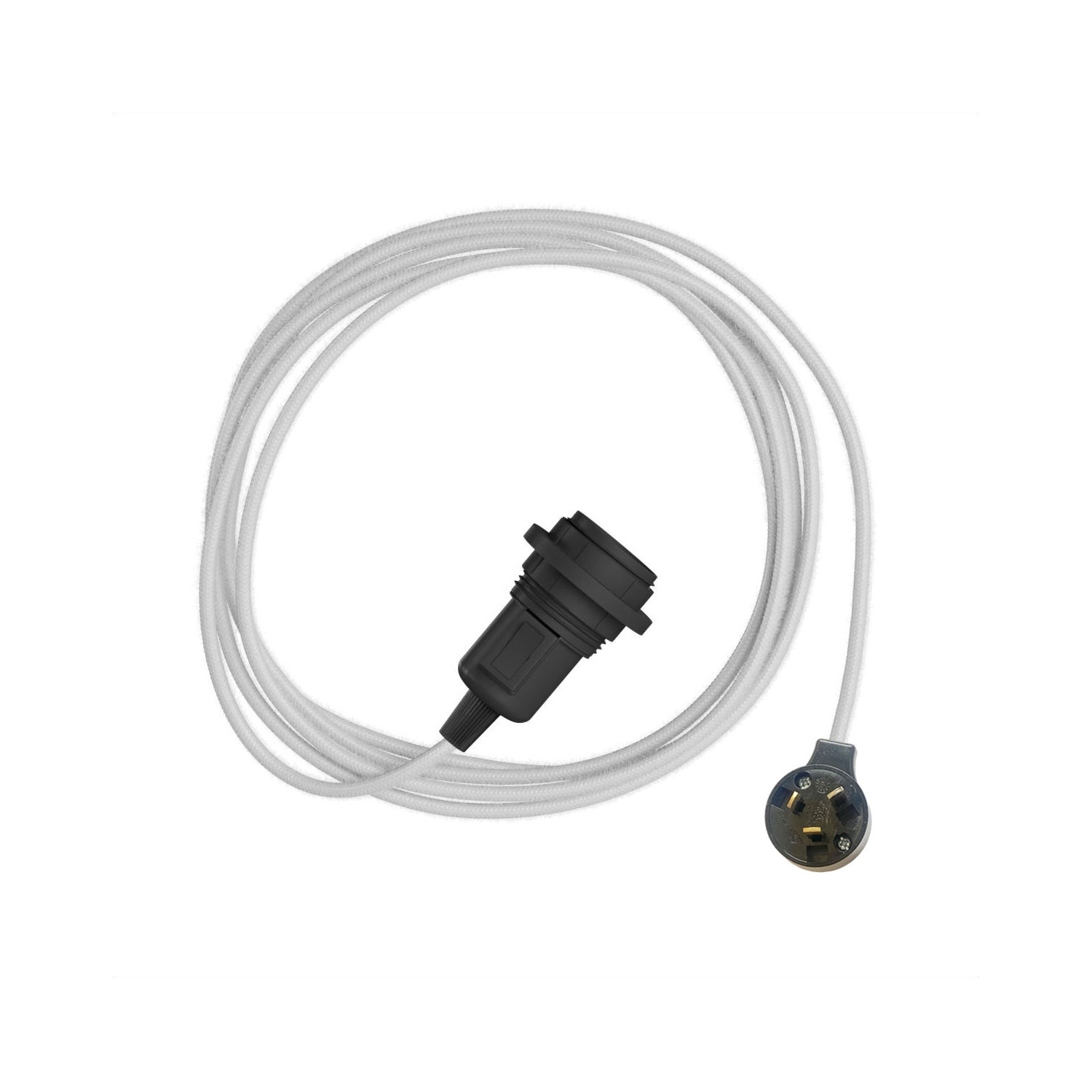 Switched Plug-In Light for Shade: Black