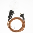 Switched Plug-In Light for Shade: Black