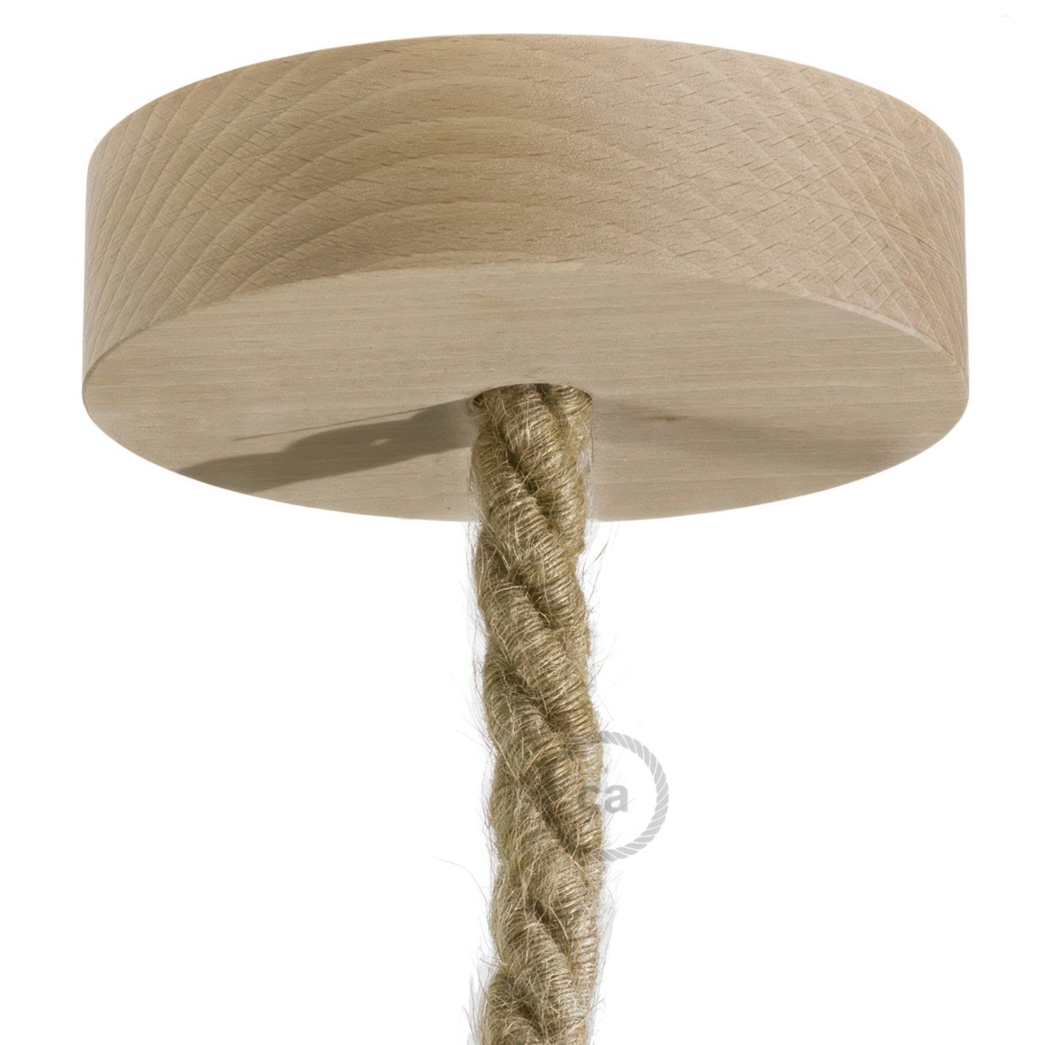 Wooden Pendant: XL 16mm Rope Cable