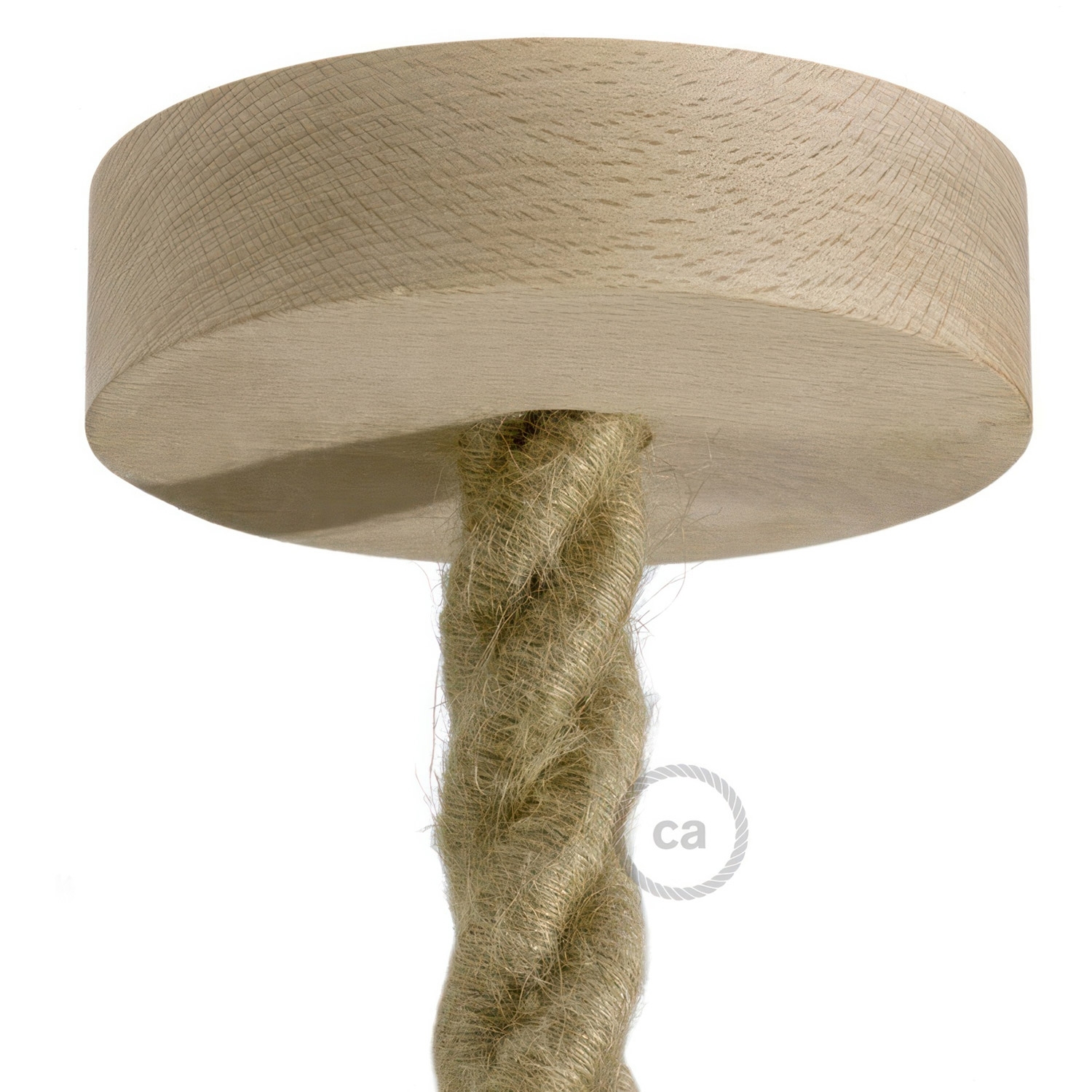 Wooden Pendant: 2XL 24mm Rope Cable