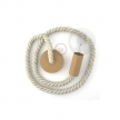 Wooden Pendant: 2XL 24mm Rope Cable