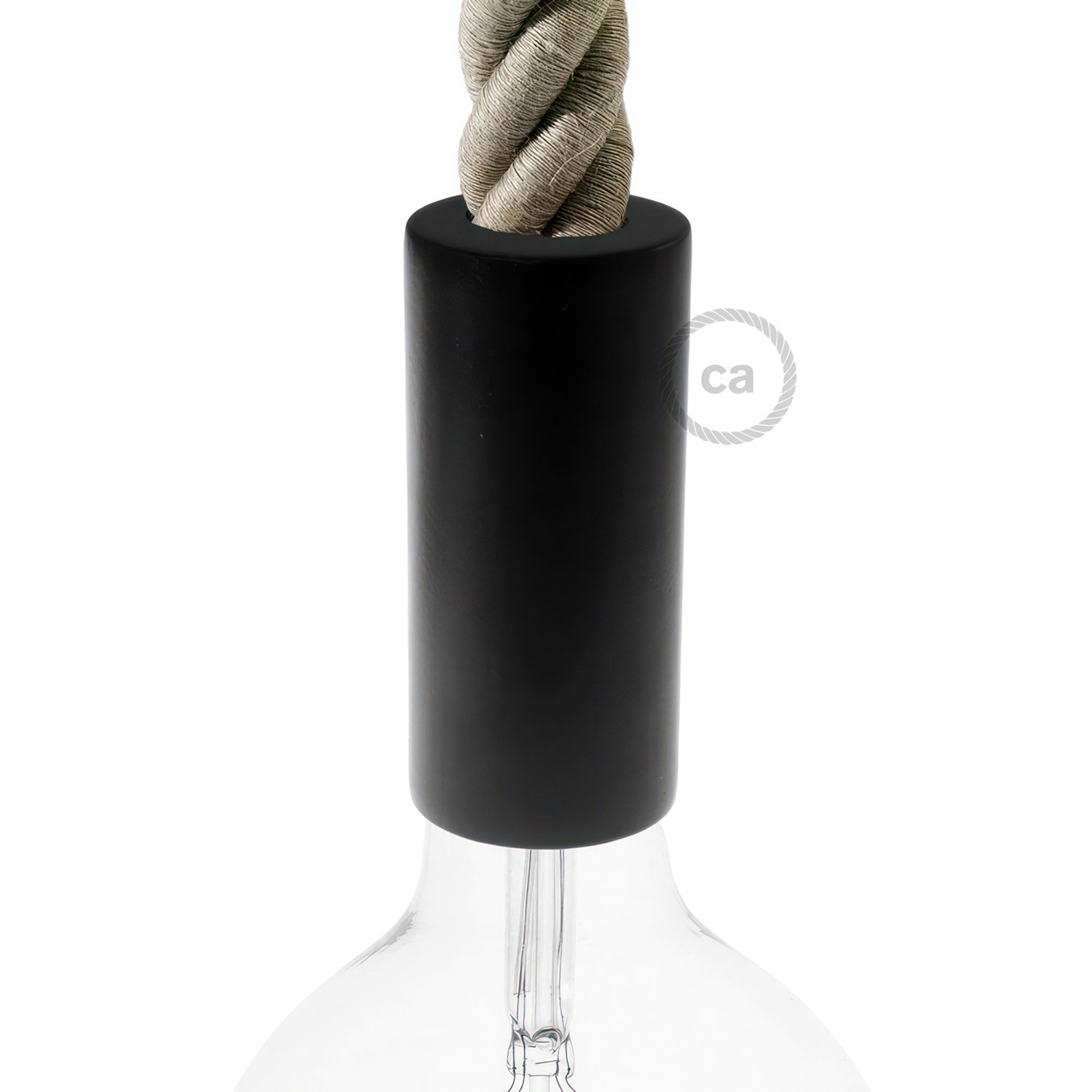 Wooden Pendant: 3XL 30mm Rope Cable