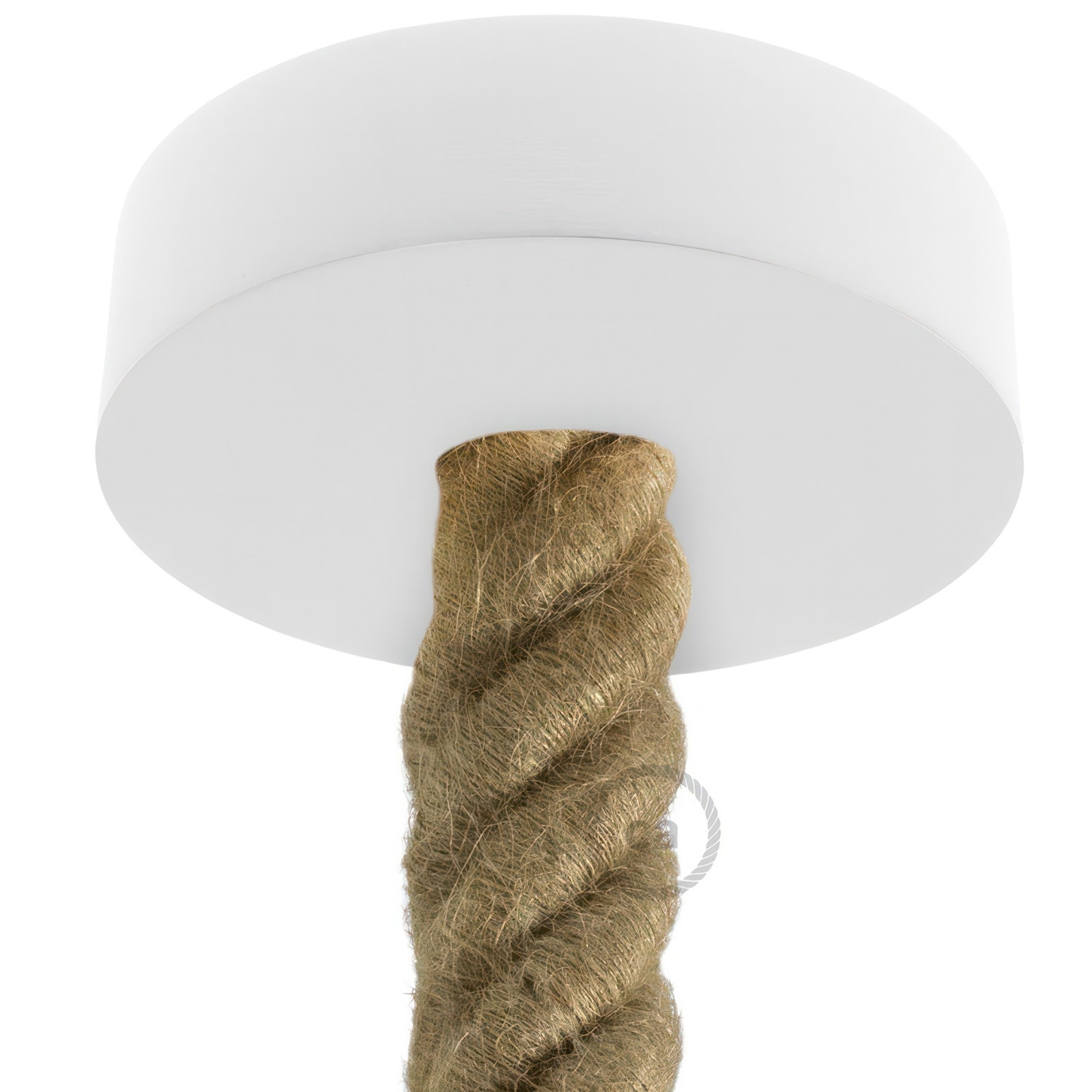 Wooden Pendant: 3XL 30mm Rope Cable