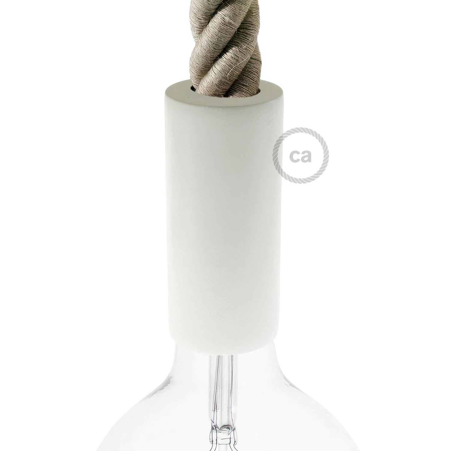 Wooden Pendant: 3XL 30mm Rope Cable