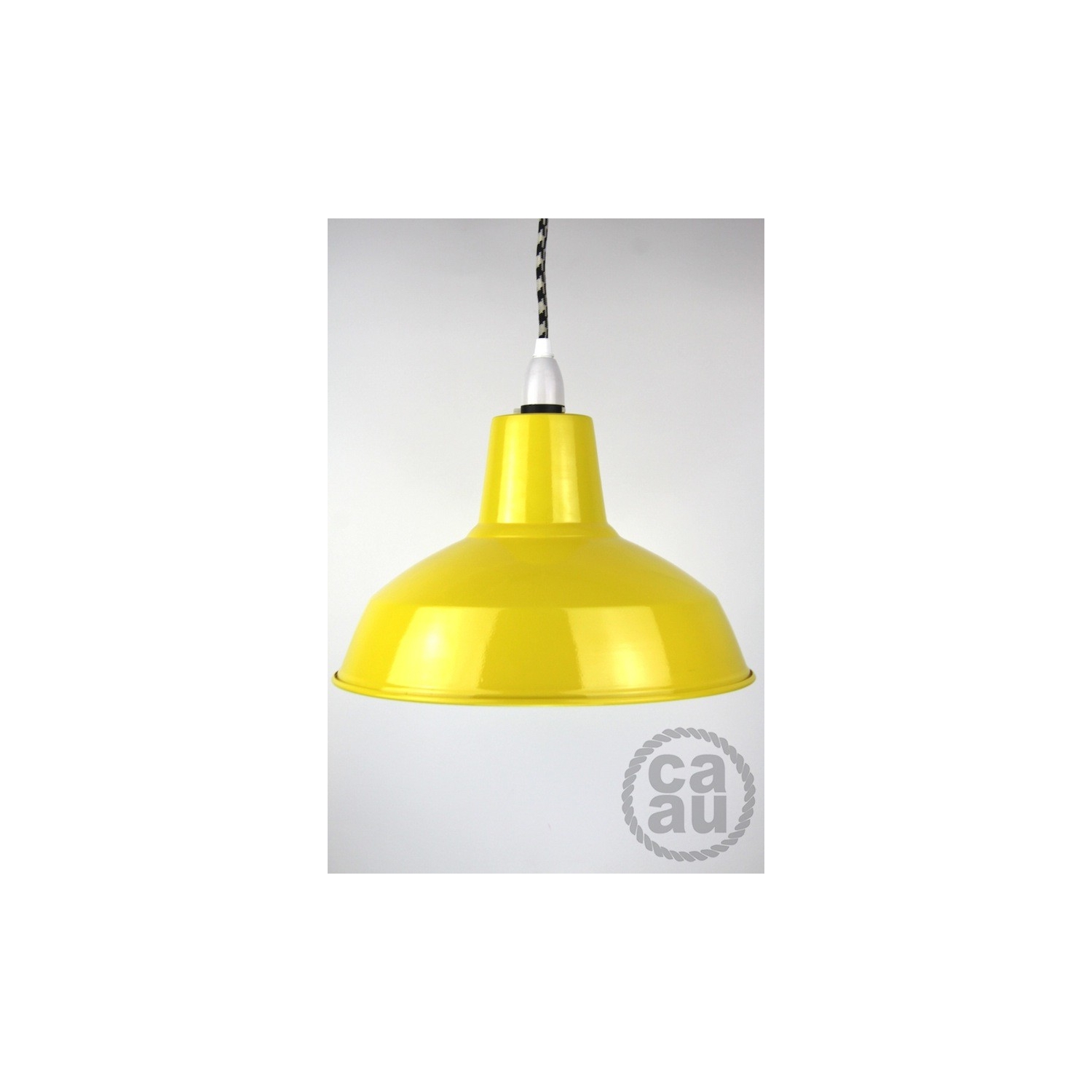 Metal Shade Pendant Yellow