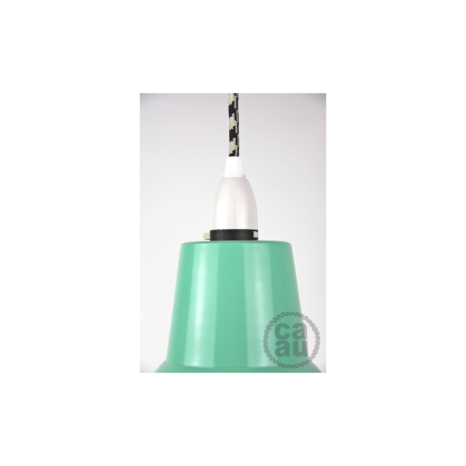 Metal Shade Pendant Peppermint