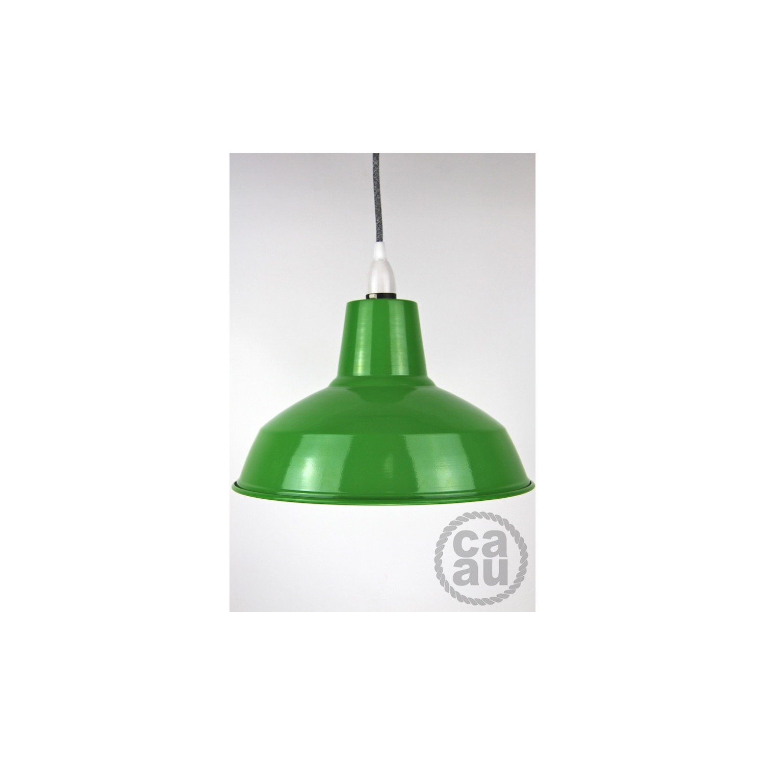 Metal Shade Pendant Green