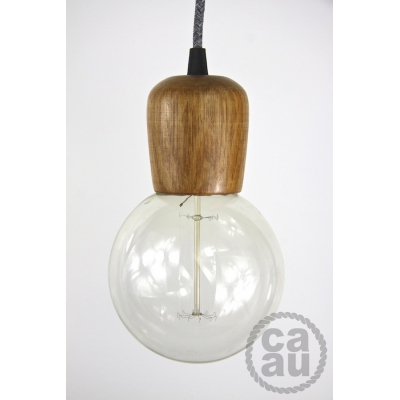 Wooden Lampholder Light