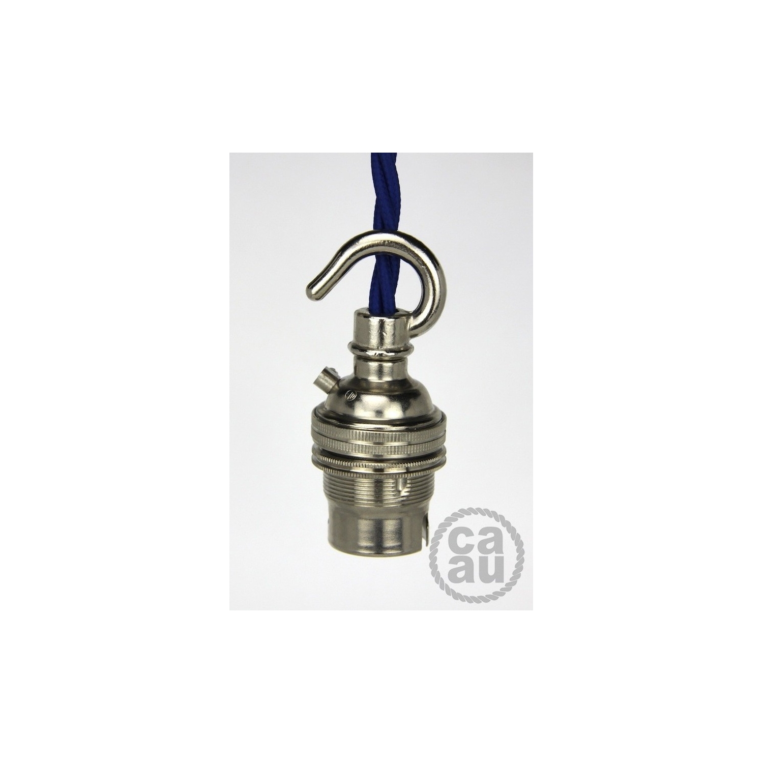 Lampholder Small Nickel with Hook