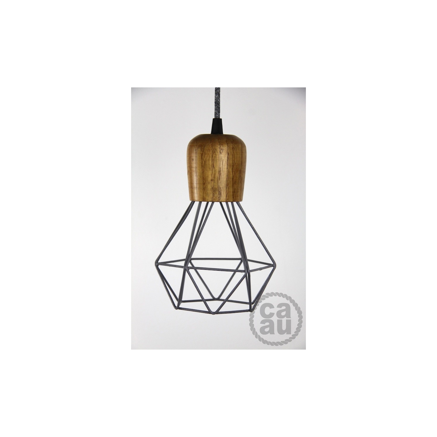 The Woodsman Pendant Grey