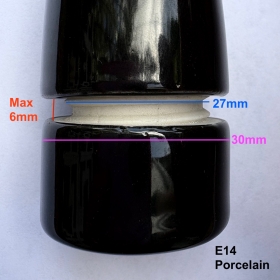 Lamp holders that could hold a shade.